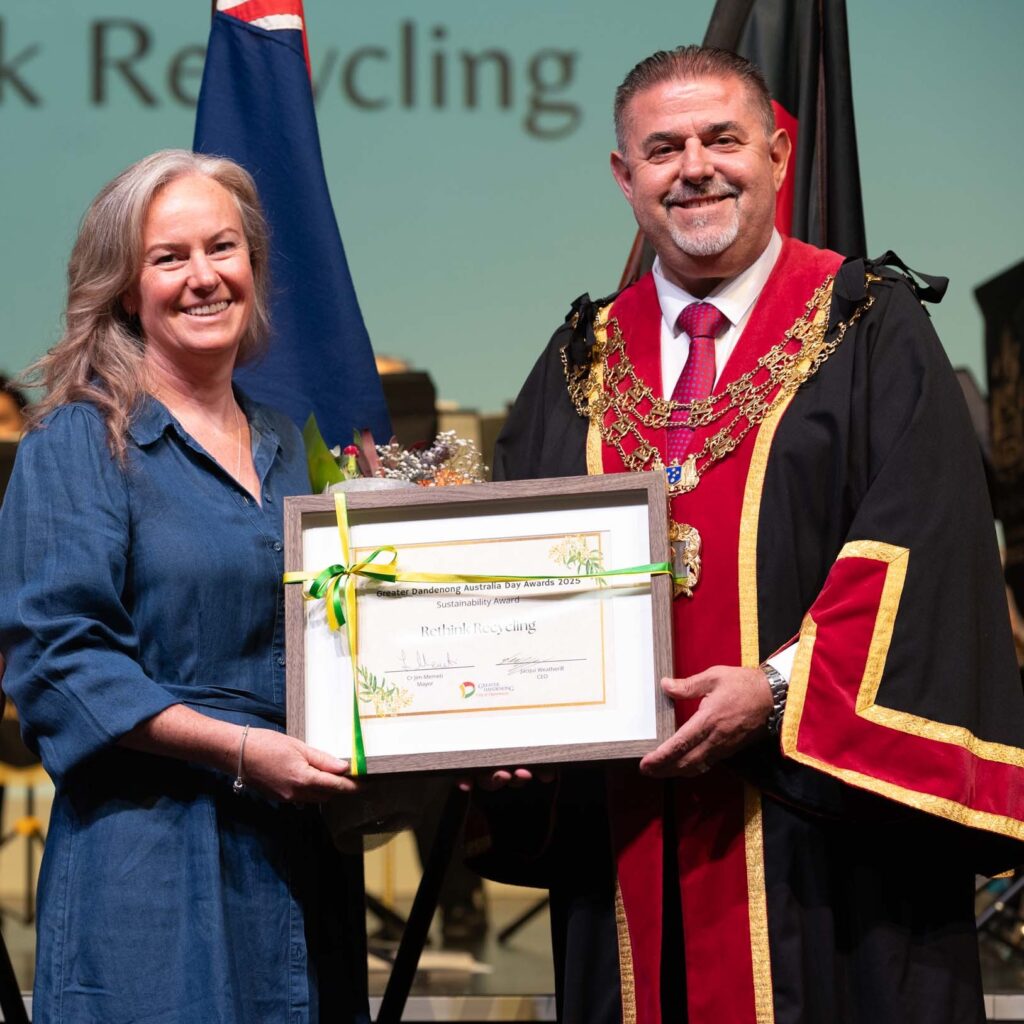 RRC receiving Australia Day Award 2025