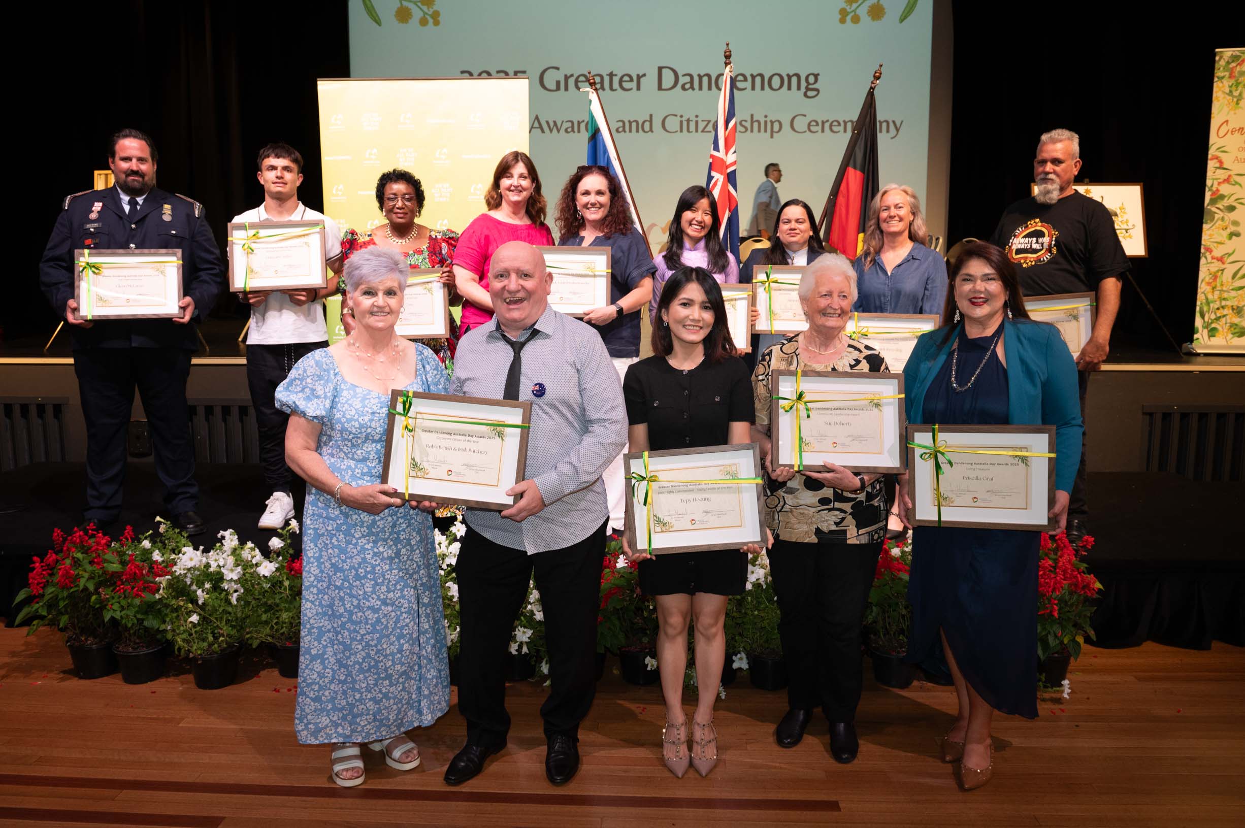 Group photo of Australia Day Awards 2025