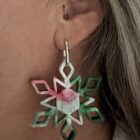 snowflake earrings