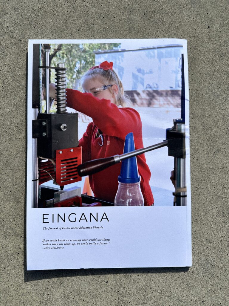 Back cover of EINGANA Journal